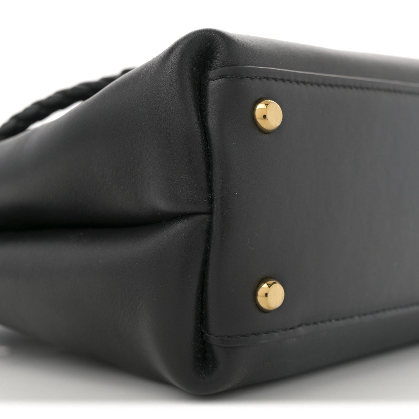 Silky Calfskin Small Ciao Ciao Black
