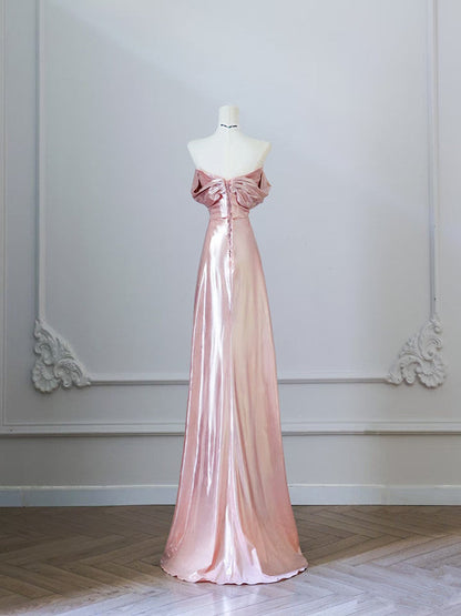 Sexy A Line Off The Shoulder Sequin Pink Long Prom Dresses Evening Gowns