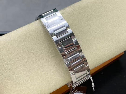 Cartier Balloon 36mm Silver Gold Stainless Steel