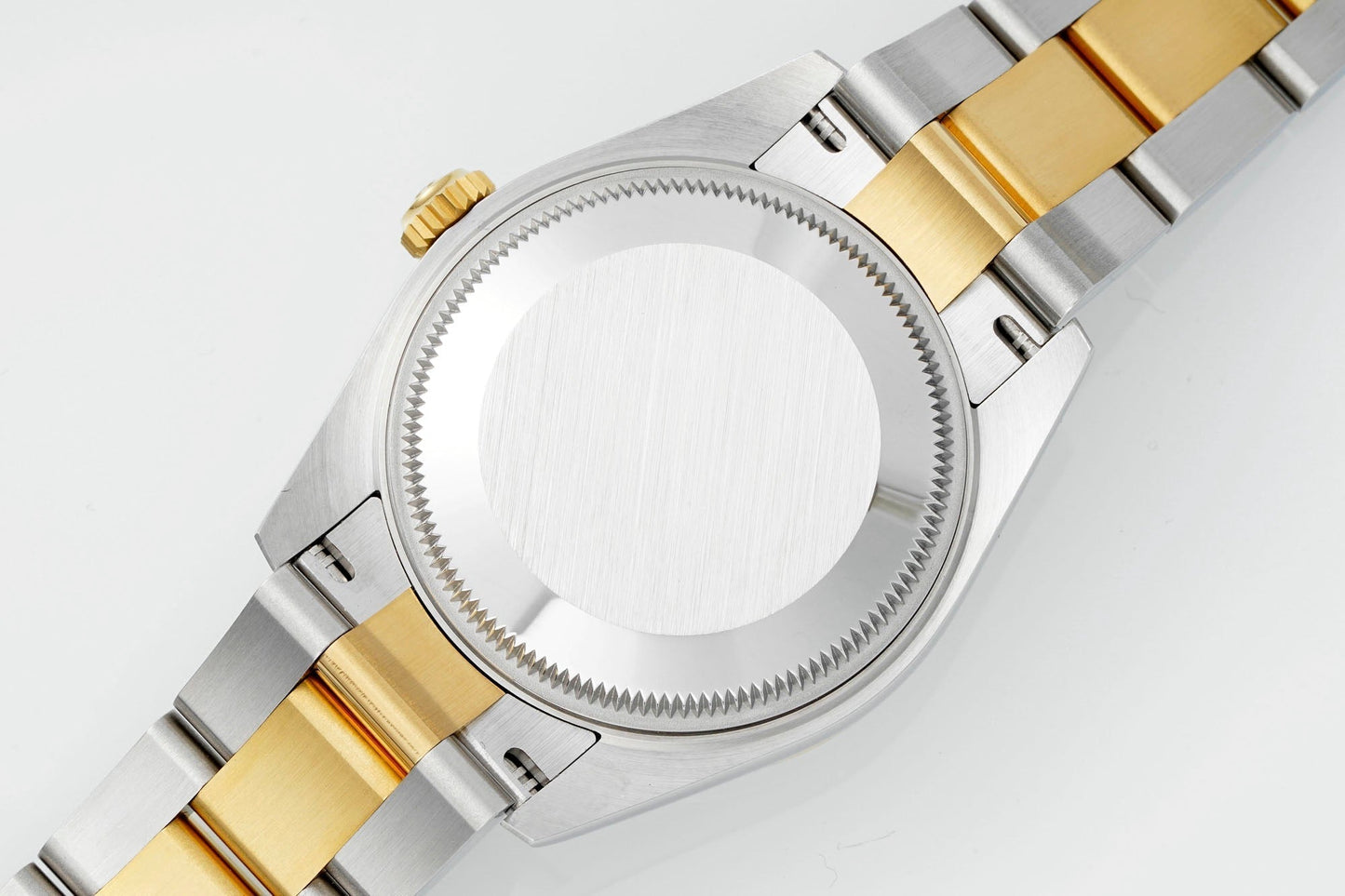 Rolex Datejust 31mm Two-Tone Yellow Gold Fluted Bezel Champagne Dial