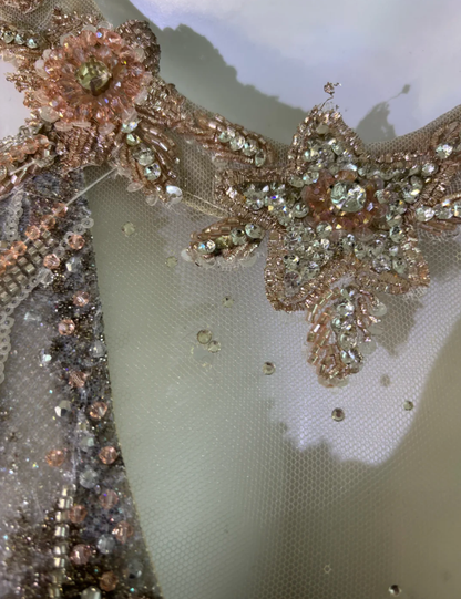 Gorgeous Halter V Neck Tulle Sequin Beaded Mermaid Long Wedding Guest Dress, Formal Birthday Prom Dress Party Gown SP1465