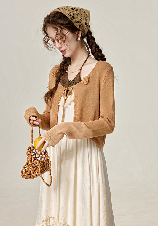 Improved ethnic holiday style new suspender dress temperament skirt R1962