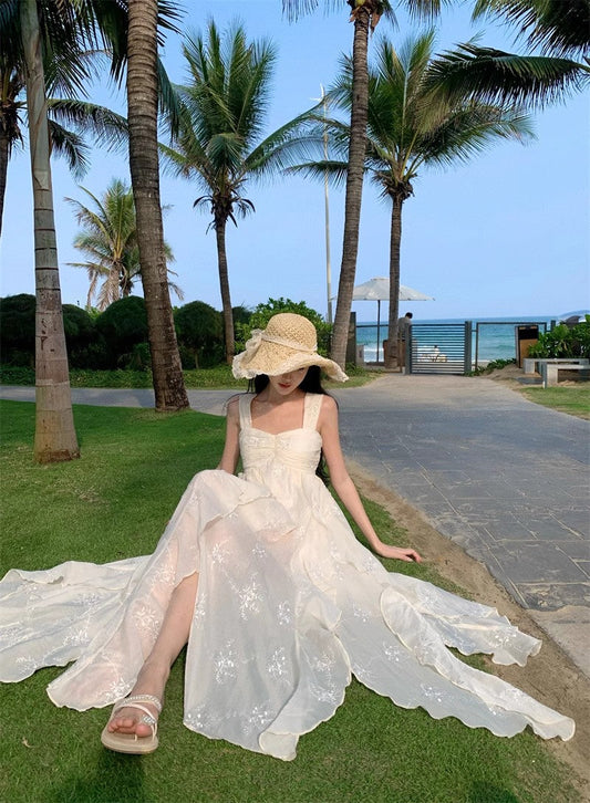 A Line White Long Stunning Evening Gown Party Prom Dress       S7293