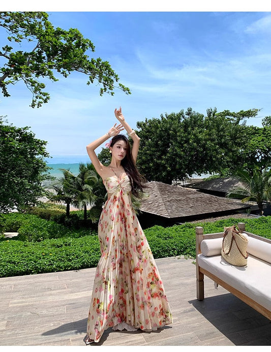 A Line Pink Long Stunning Evening Gown Party Prom Dress       S7308
