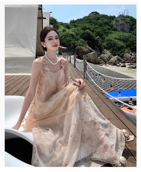 A Line Pink Long Stunning Evening Gown Party Prom Dress       S7285