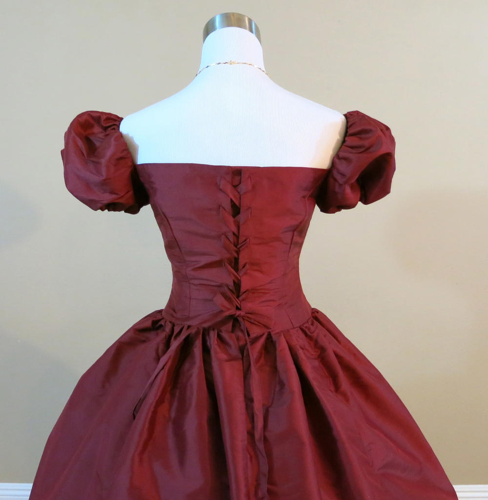 A line ball gown short sleeves Princess dress