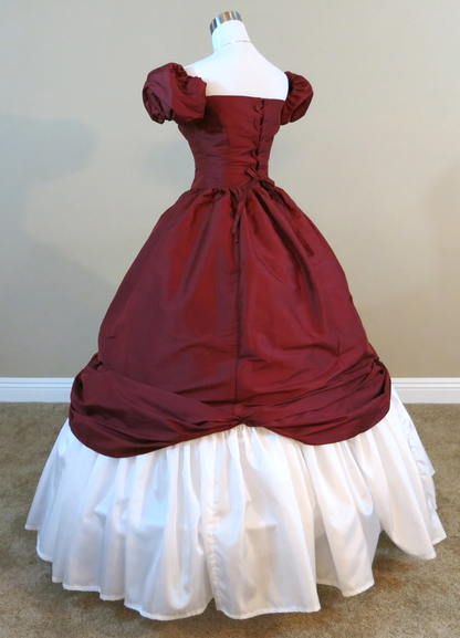 A line ball gown short sleeves Princess dress