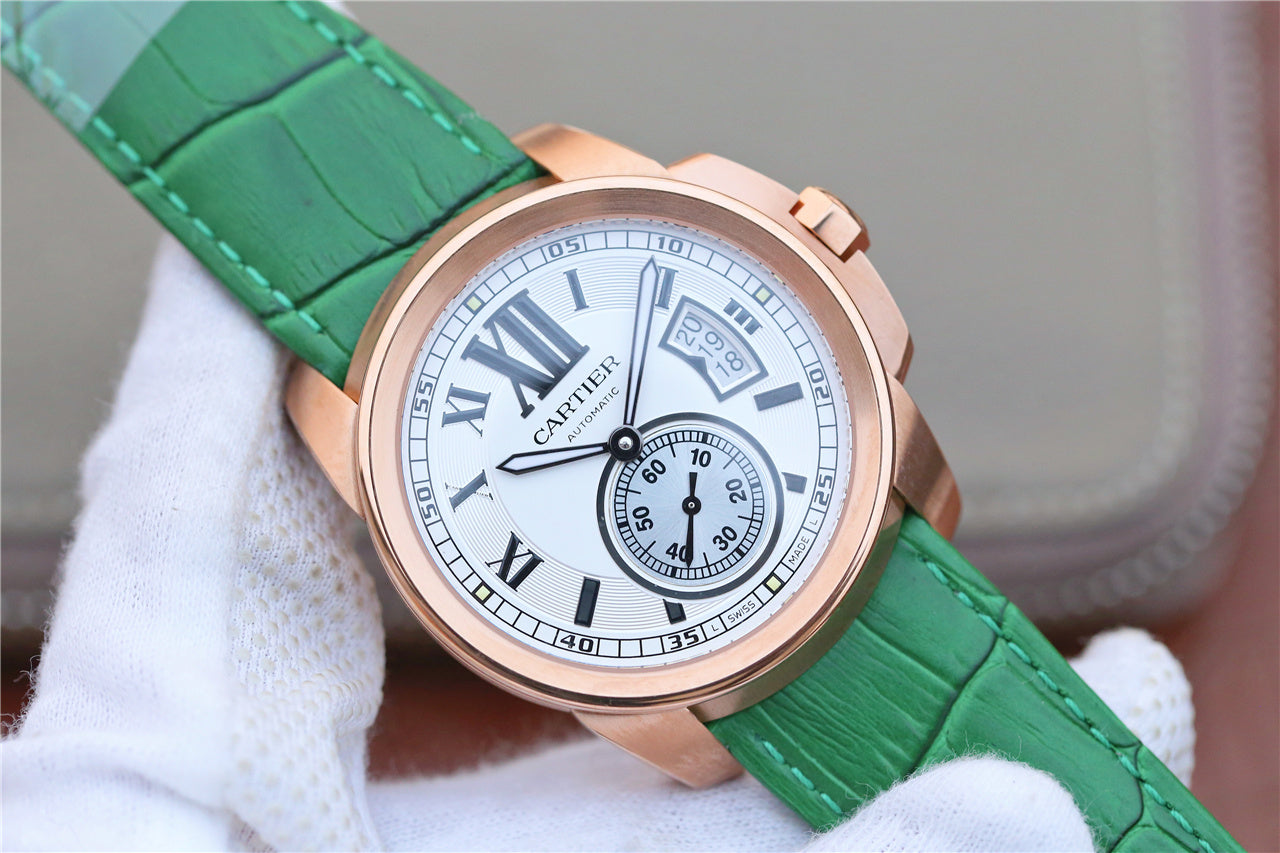 CALIBRE DIVER 42 AUTOMATIC ROSE GOLD CASE WHITE DIAL