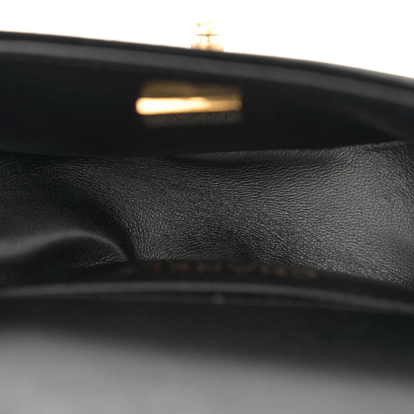 Velvet Quilted Mini Boy Messenger Bag Black