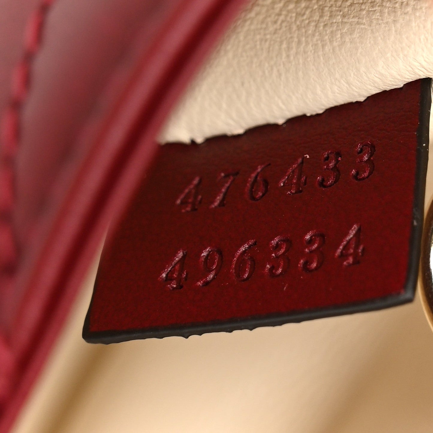 Calfskin Matelasse Super Mini GG Marmont Shoulder Bag Rosso Ancora