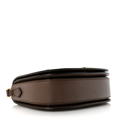 GG Supreme Monogram Web Small Ophidia Flap Messenger Bag Brown