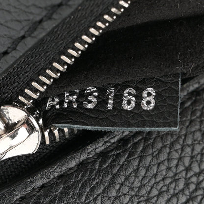 Soft Calfskin My Lockme Top Handle Black