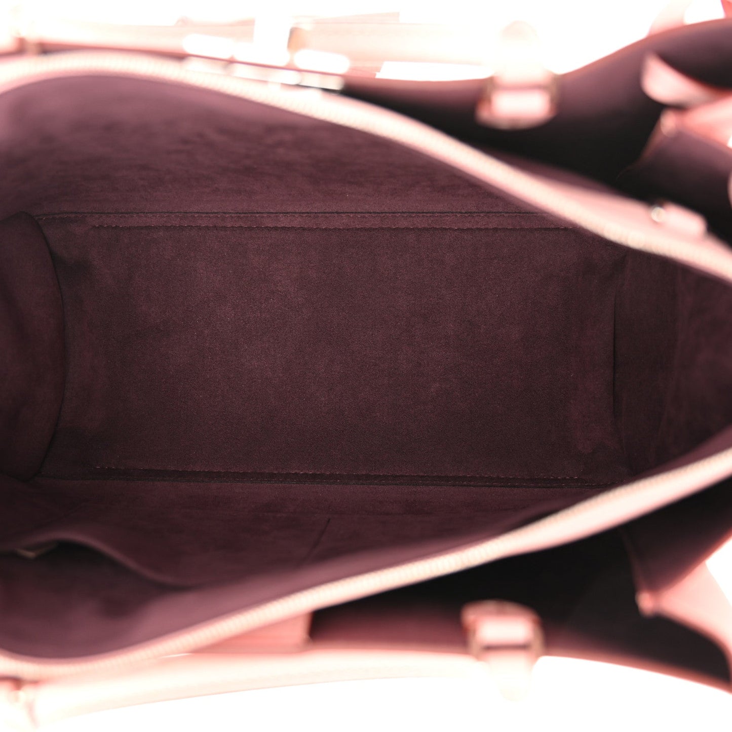 Calfskin Lockmeto Rose Poudre