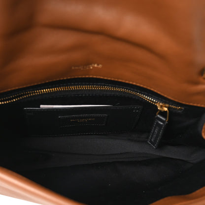 Lambskin Matelasse Monogram Small Jamie 4.3 Light Fox