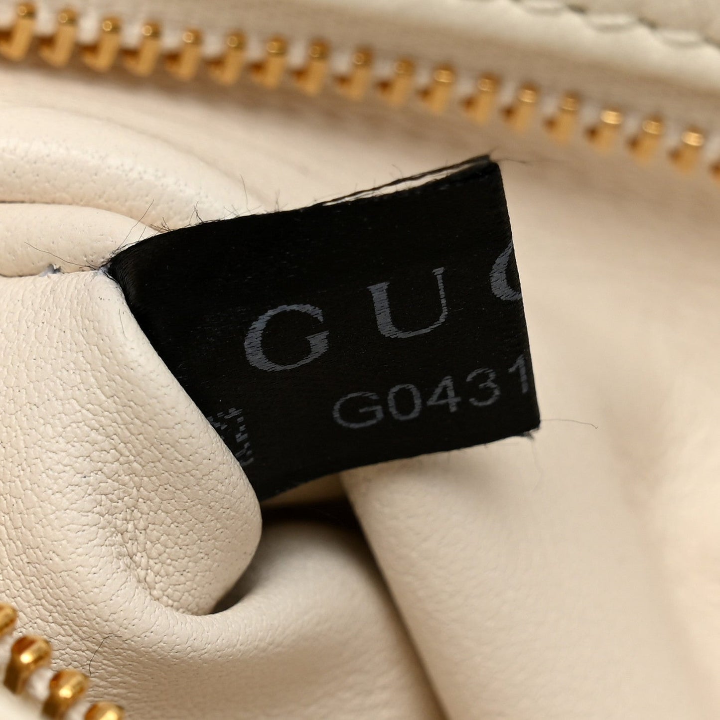 Lambskin Mini GG Milano Top Handle Shoulder Bag White