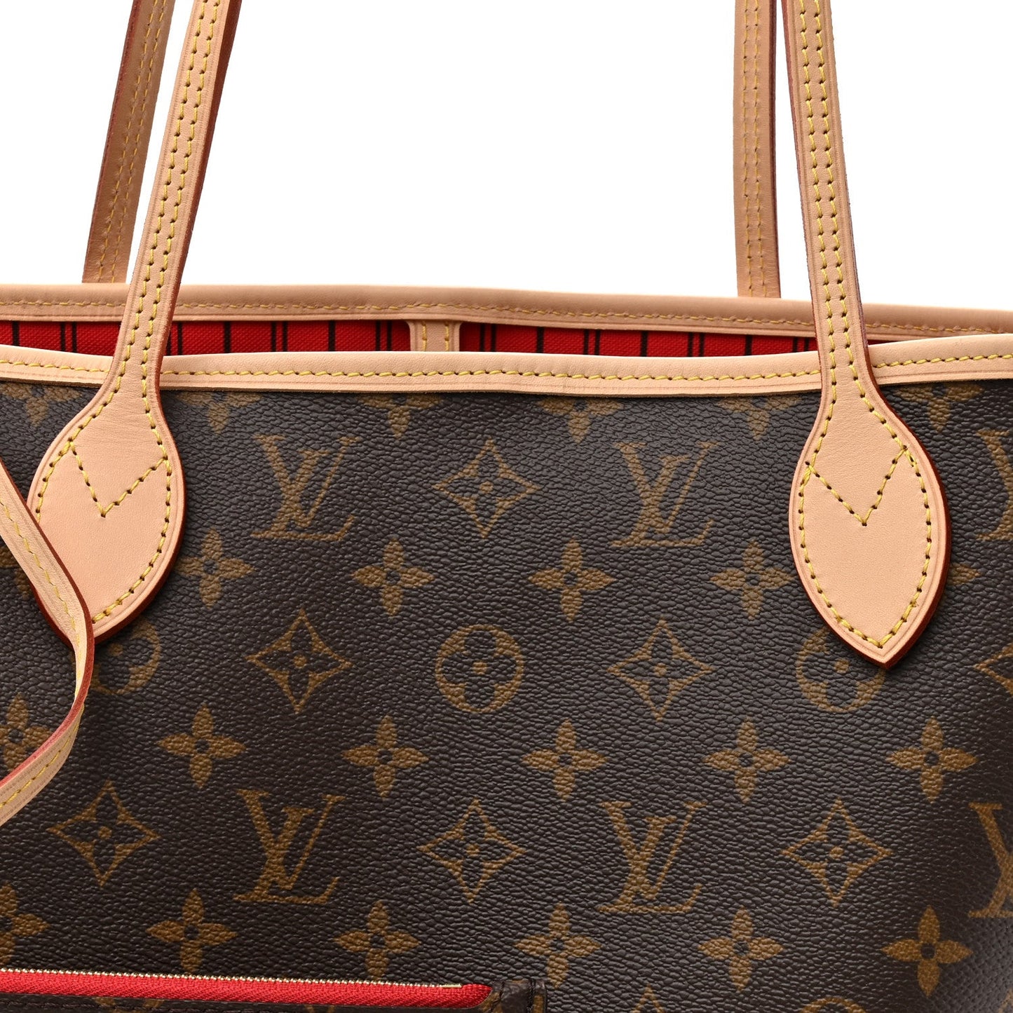 Monogram Neo Neverfull MM Cherry
