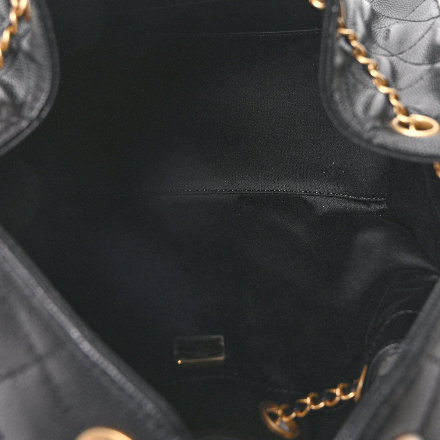 Caviar Quilted Small Chanel 25 Handbag Black
