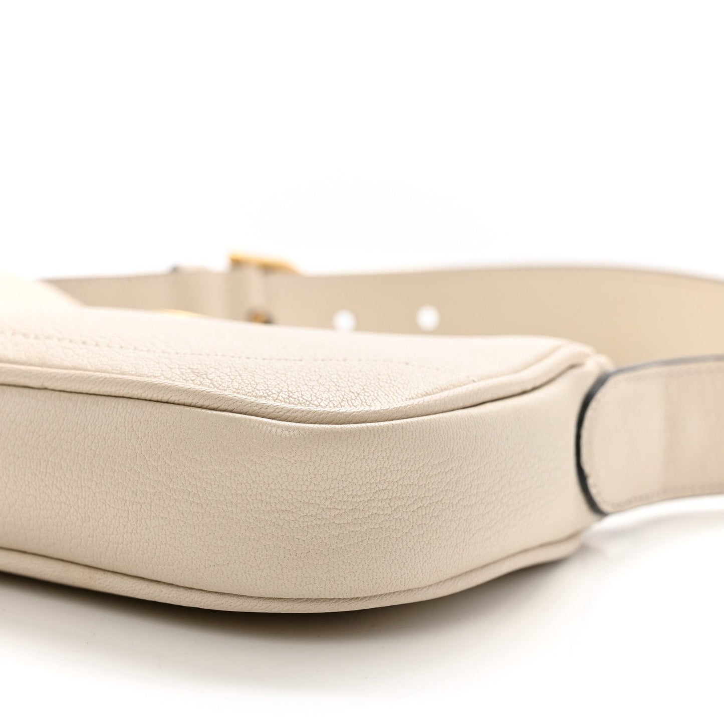 Goatskin Mini Aphrodite Shoulder Bag Mystic White