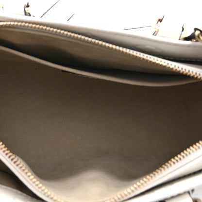 Calfskin Embossed Monogram OnTheGo East West White
