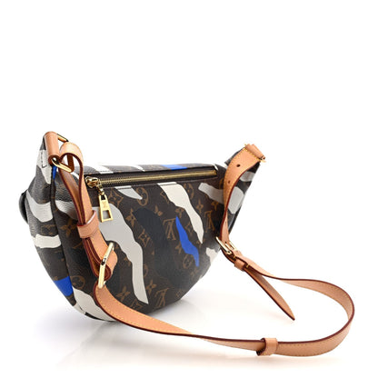 x LoL Monogram Bumbag Blue Silver