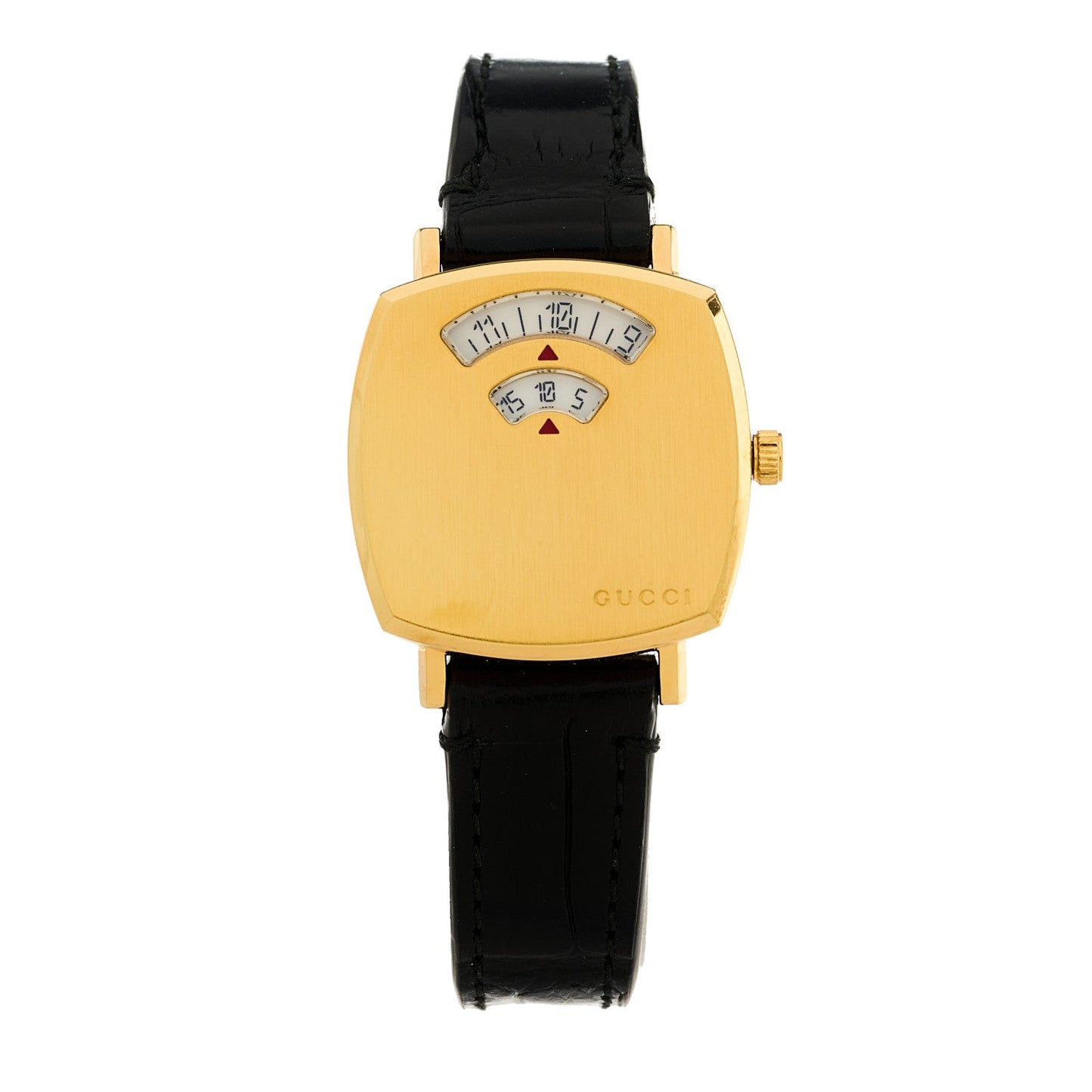 Stainless Steel Alligator 27mm Grip Quartz Watch Black
