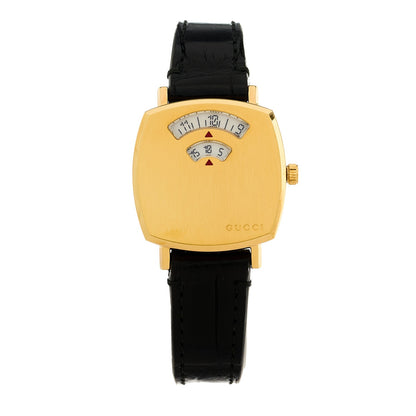 Stainless Steel Alligator 27mm Grip Quartz Watch Black
