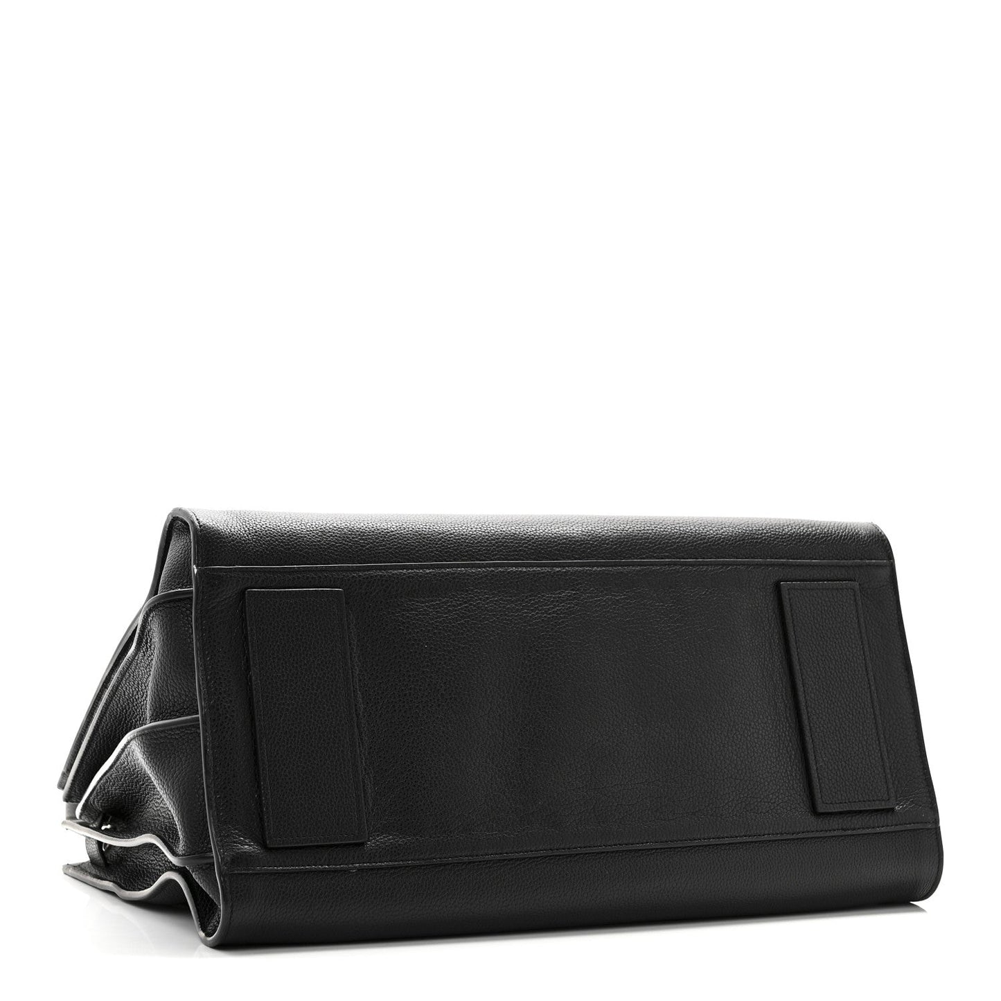Grained Calfskin Large Souple Sac De Jour Black