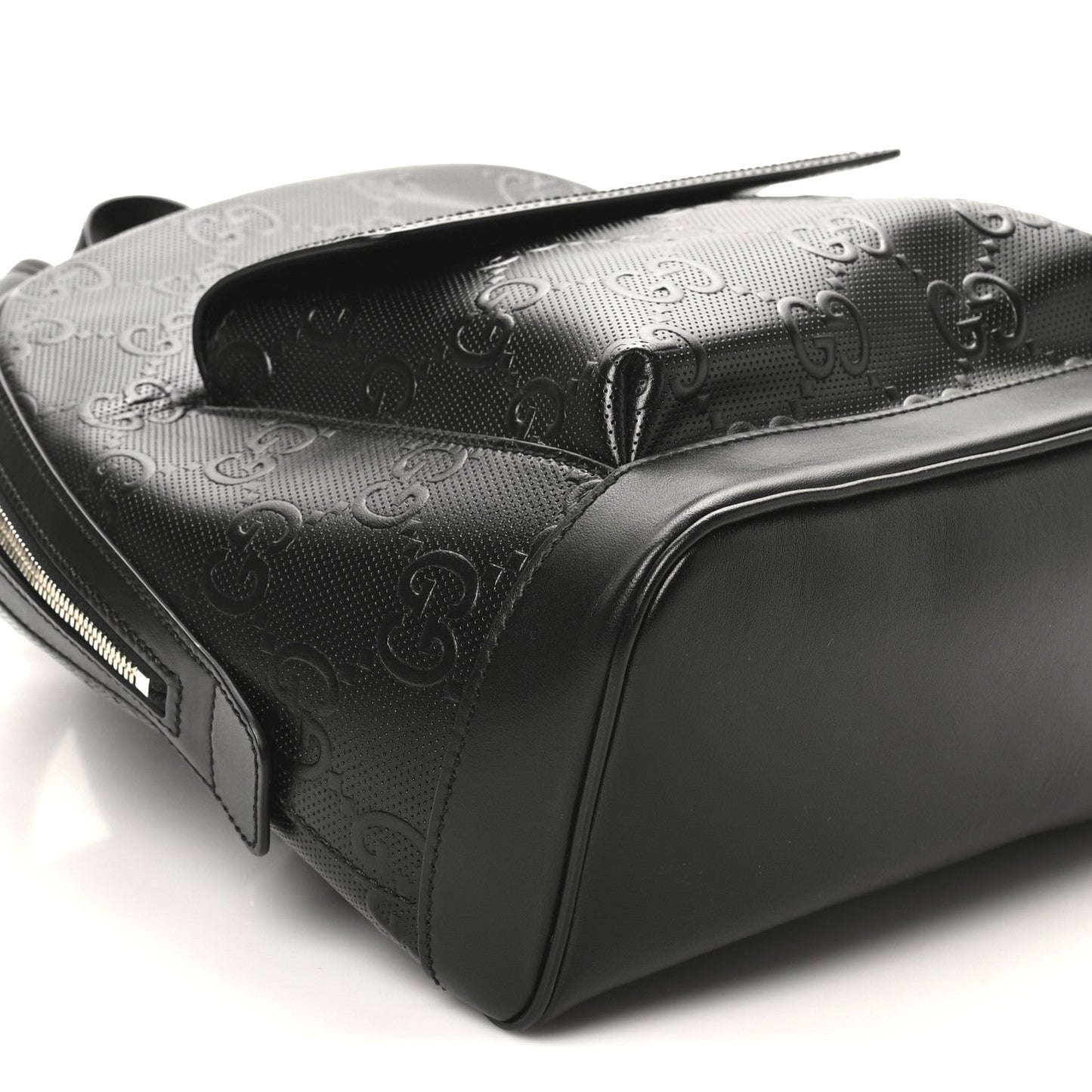 Calfskin GG Tennis Embossed Backpack Black