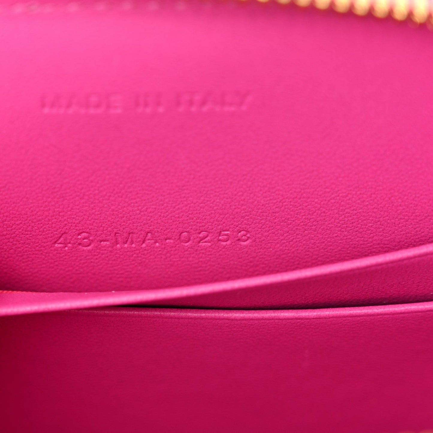 Calfskin CD Signature Oval Crossbody Camera Bag Rani Pink