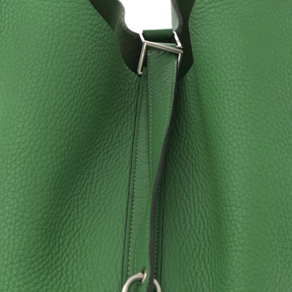 Taurillon Clemence Picotin Lock 26 GM Bamboo