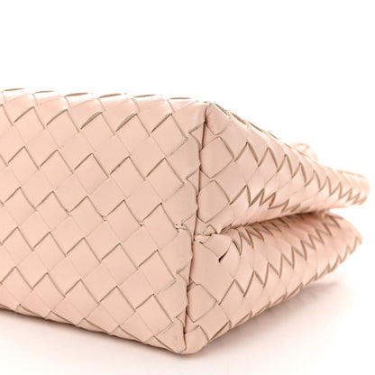Nappa Intrecciato Medium Andiamo Shoulder Bag Lotus