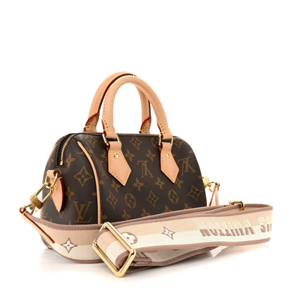Monogram Speedy Bandouliere 20 Beige