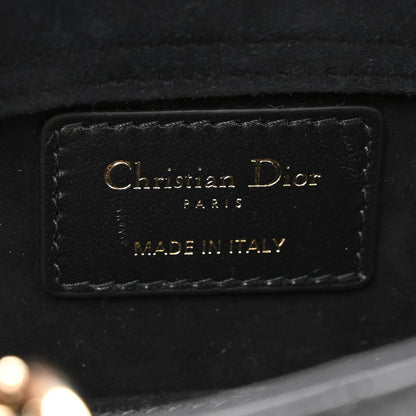 Lambskin Cannage Micro Lady D-Joy Black
