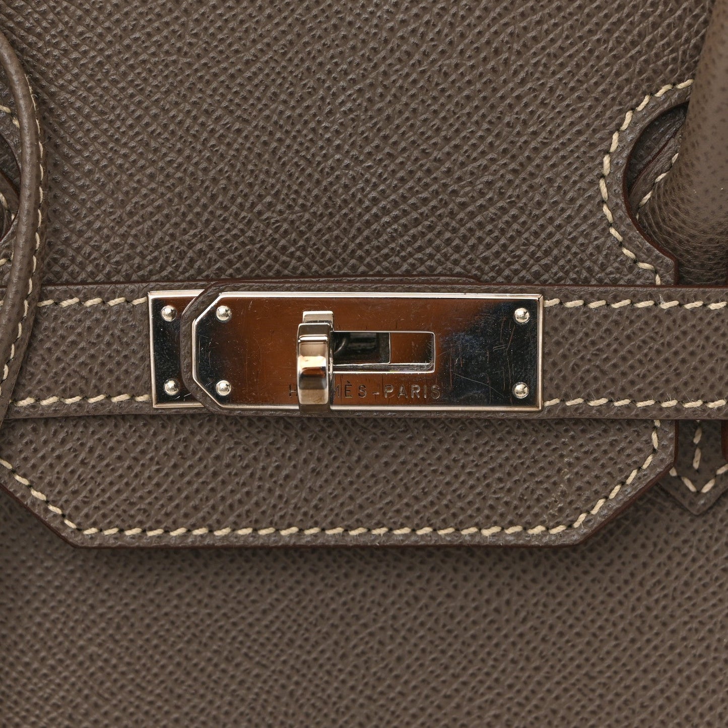 Epsom Candy Birkin 35 Etain Bleu Thalassa