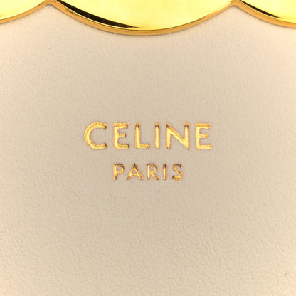 Shiny Calfskin Mini Triomphe Chalk