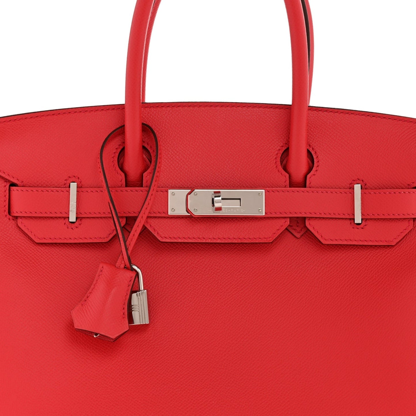 Epsom Birkin 30 Rouge Casaque