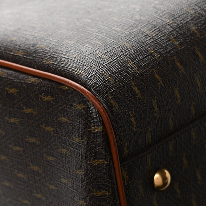 Canvas Smooth Calfskin Le Monogramme 72H Duffle Chestnut