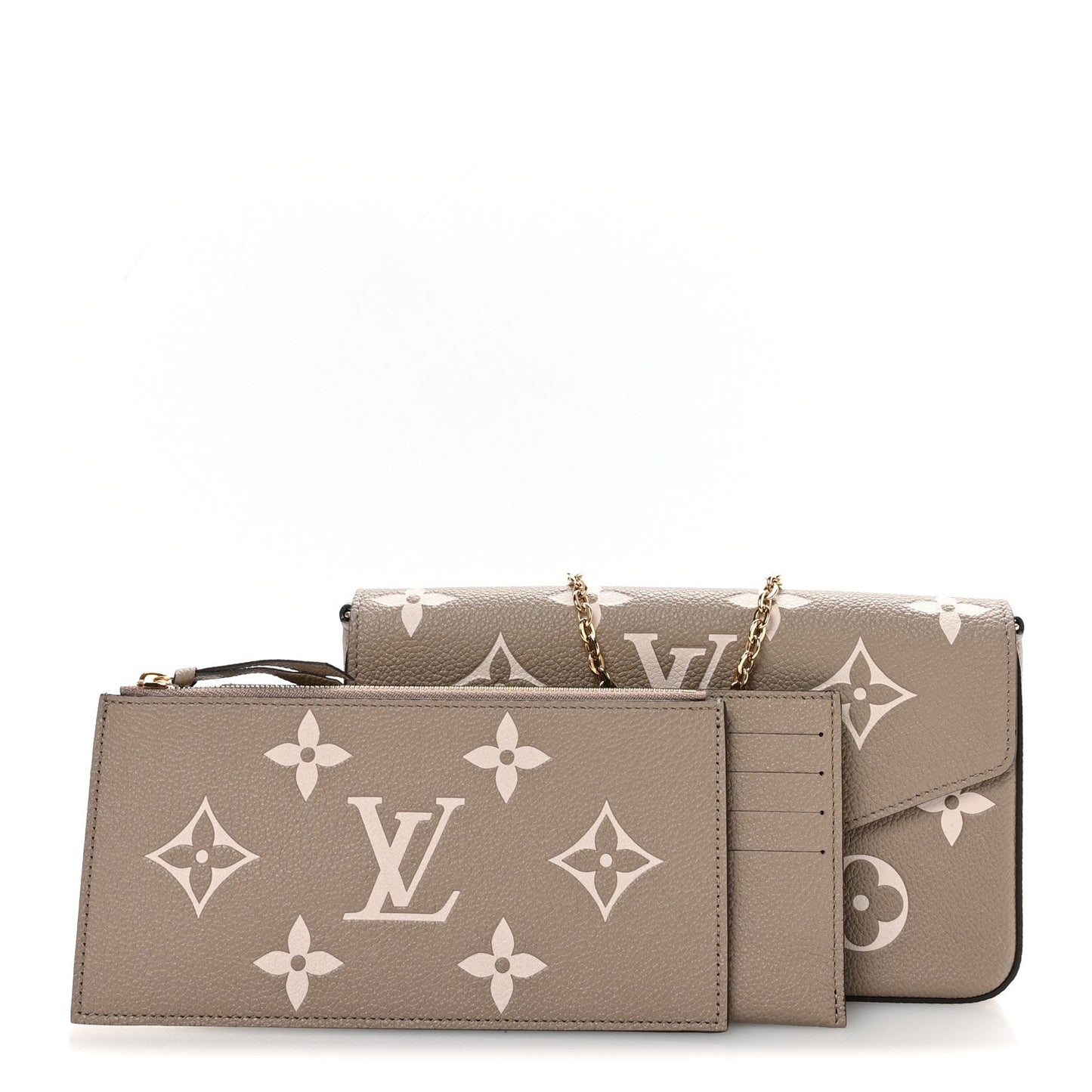 Empreinte Monogram Giant Felicie Pochette Tourterelle Creme