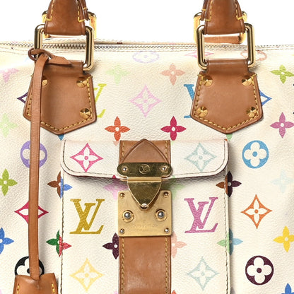 Monogram Multicolor Speedy 30 White