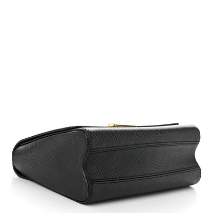 Epi Twist Top Handle Shoulder Bag MM Black