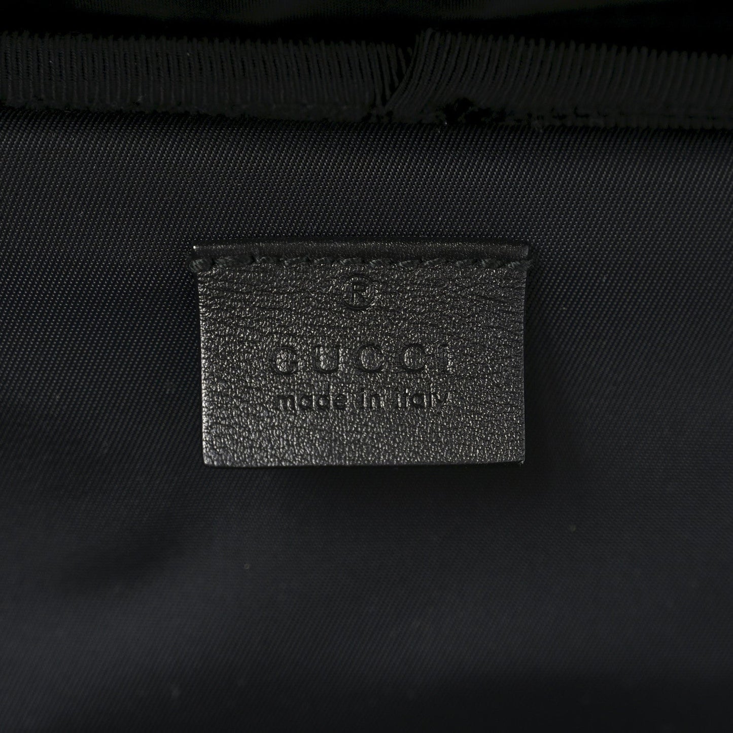 GG Supreme Monogram Four Wheel Suitcase Black
