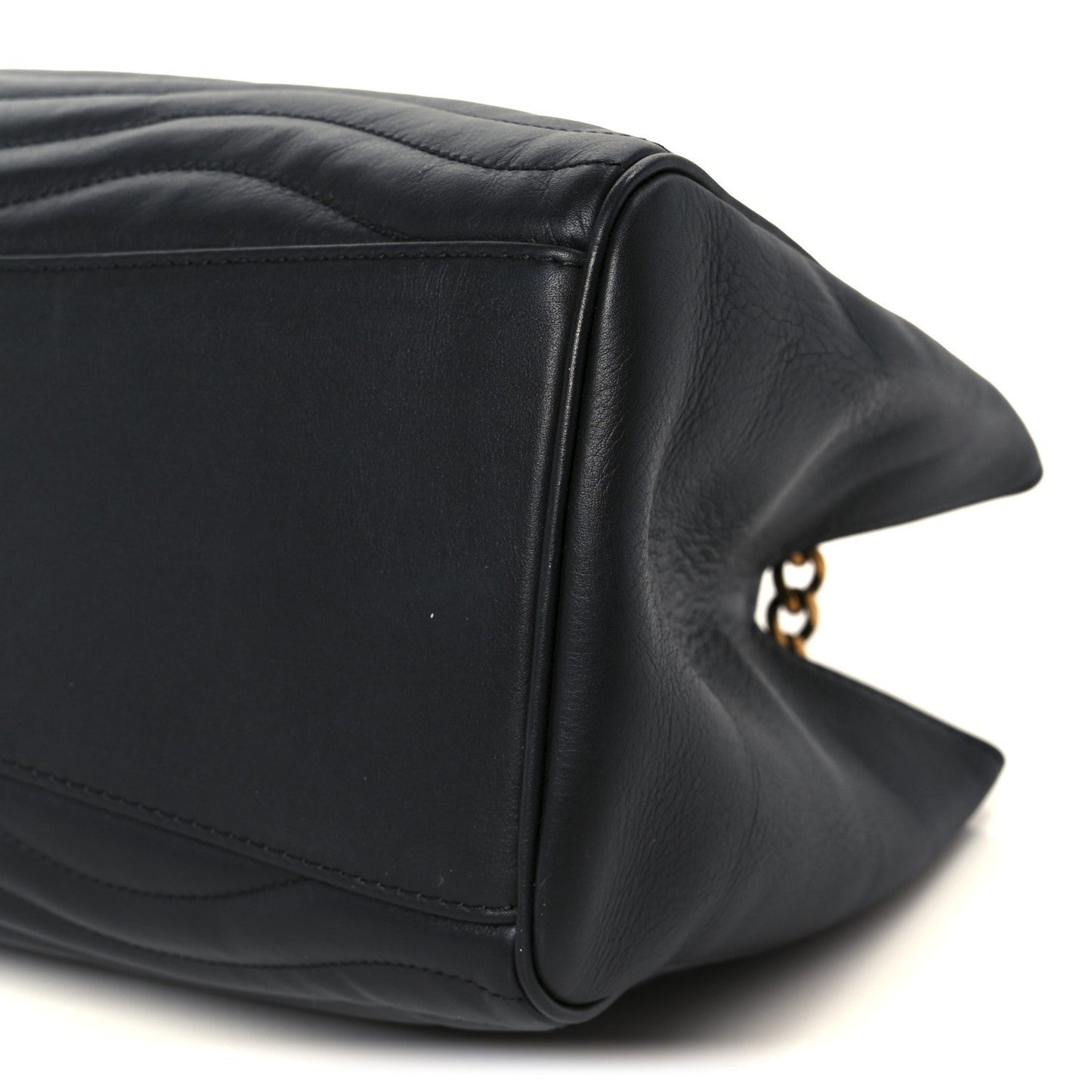 Calfskin New Wave Chain Tote Black