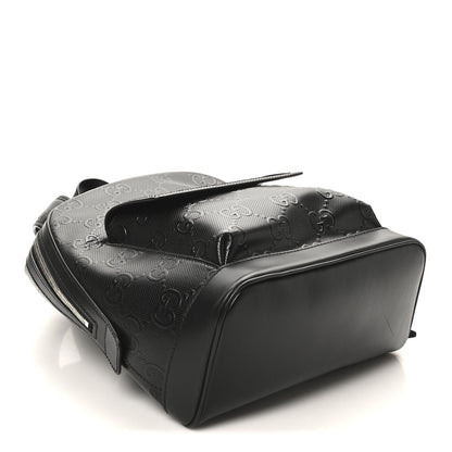 Calfskin GG Tennis Embossed Backpack Black