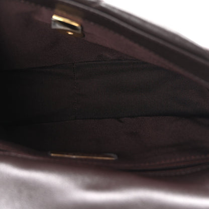 Lambskin Quilted Medium Chanel 19 Flap Dark Brown