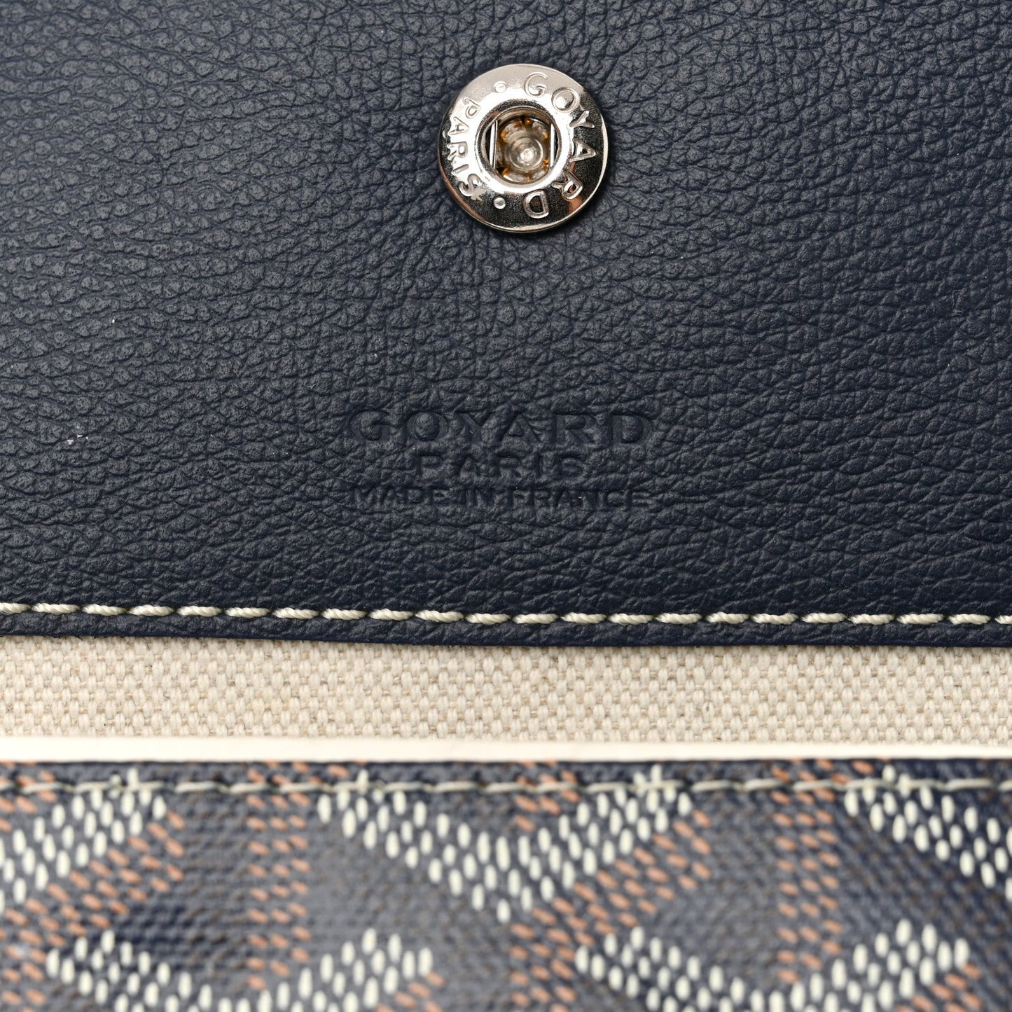 Goyardine Boheme Hobo Navy Blue