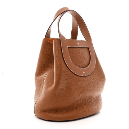 Taurillon Clemence Swift In-The-Loop 23 Bag Gold