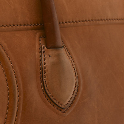 Natural Calfskin Medium Phantom Luggage Tan