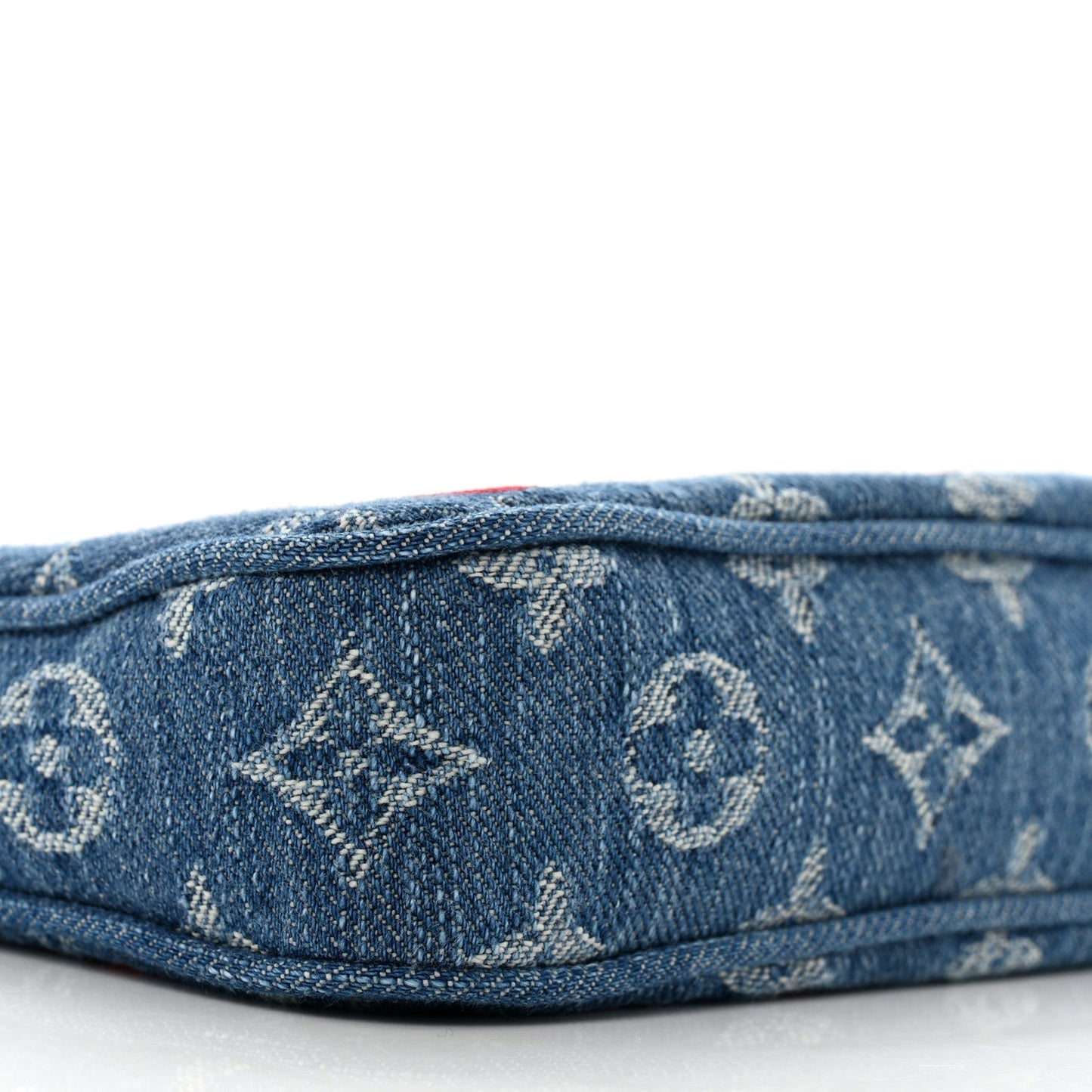 LV X TM Monogram Denim Cerises Pochette Accessories Blue