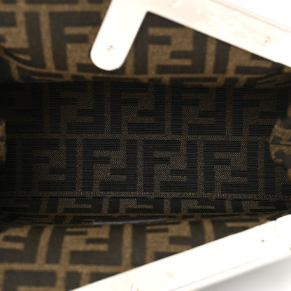 Shiny Nappa Snakeskin Small Fendi First Anthracite Asfalto