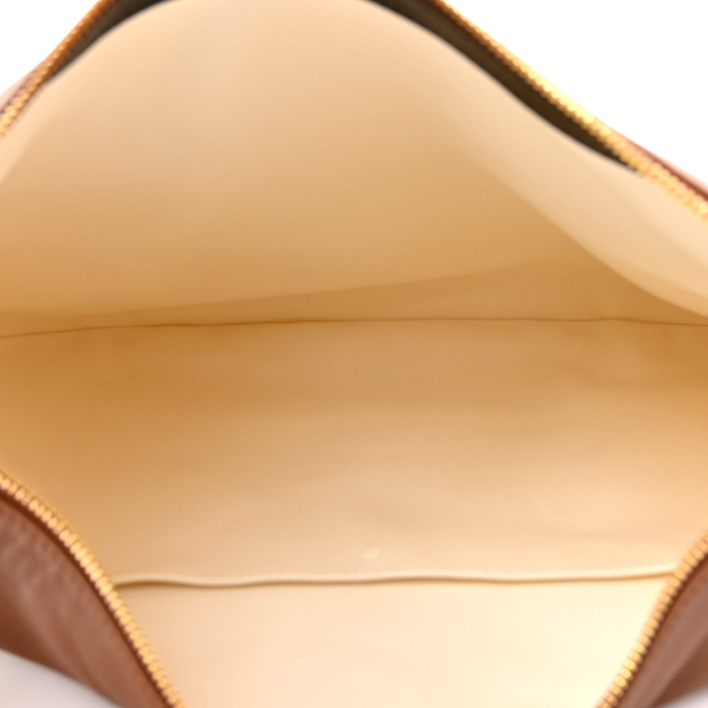 Calfskin Large Go-Hobo Bag Saddle Brown